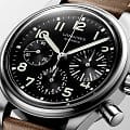 Longines Longines Avigation Big Eye L2.816.4.53.2 мужские часы черный циферблат на запястье